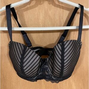 Sexy black and tan bra